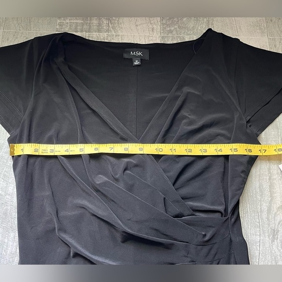 NWT MSK Womens Jersey Ruched Pullover Dress - Picture 9 of 9